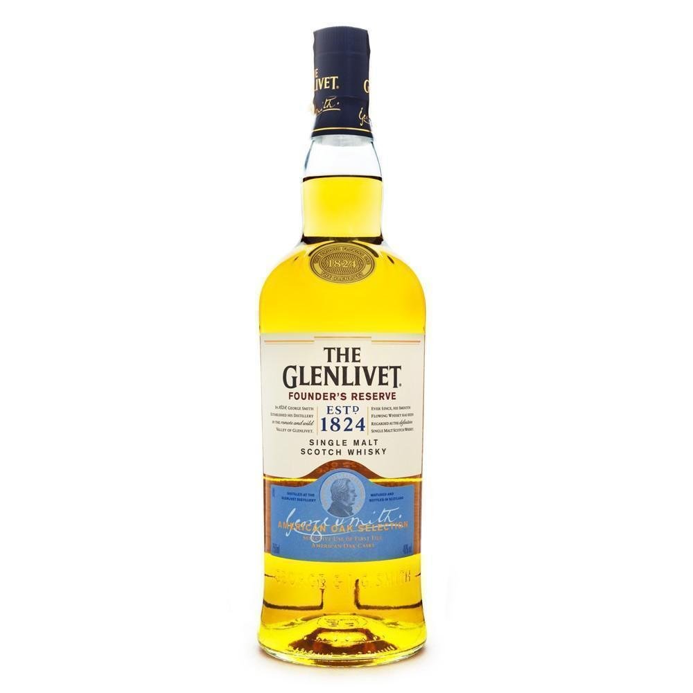 The Glenlivet Founders Reserve Single Malt Scotch Whisky 750ml Clube