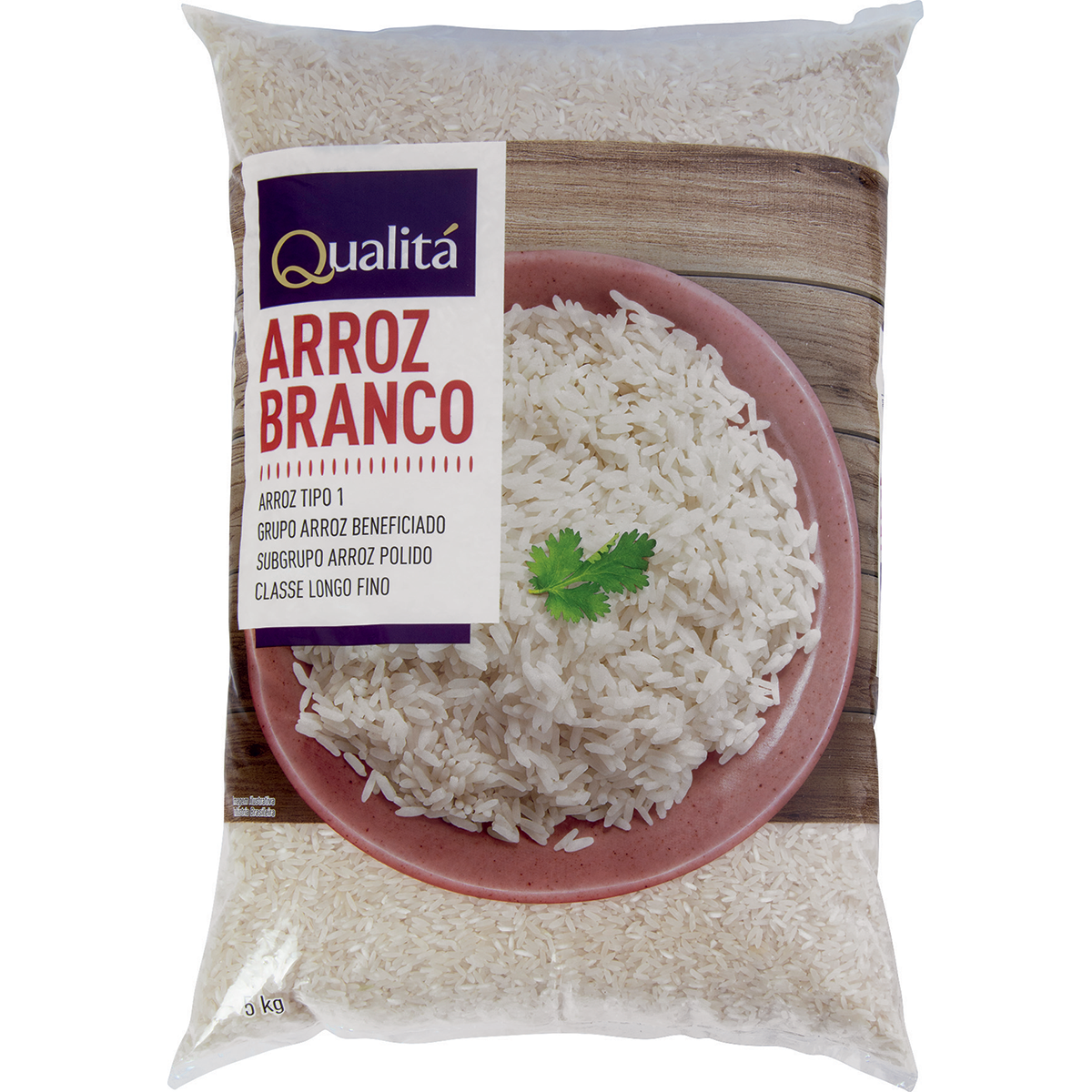 Arroz Agulhinha Tipo 1 QUALITÁ Pacote 5Kg Clube Extra