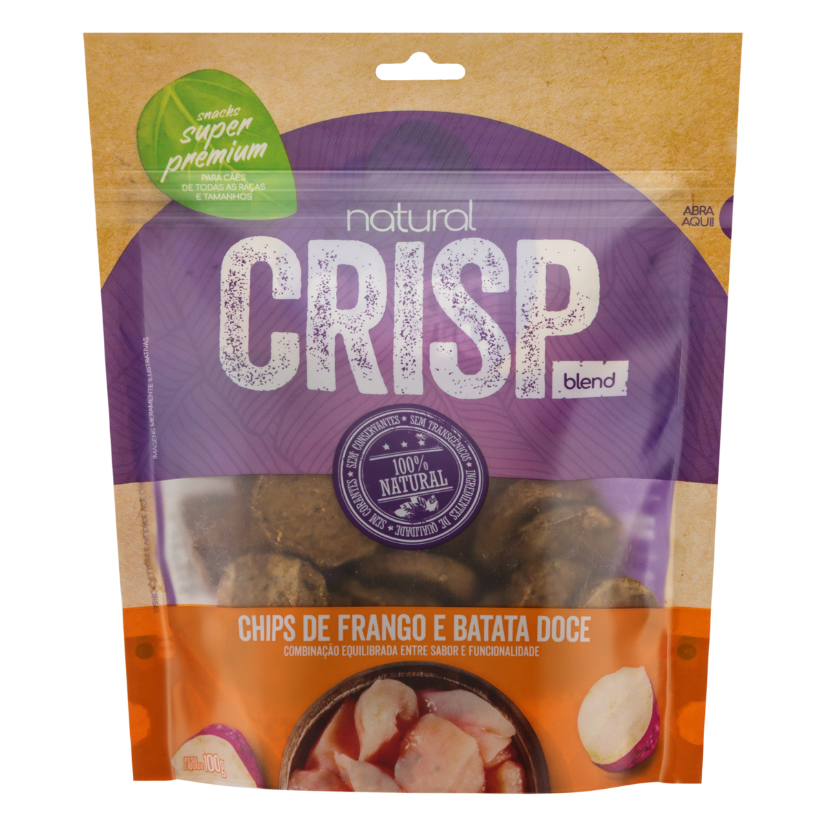 Chips Para C Es Frango E Batata Doce Natural Crisp Pouch G Clube Extra