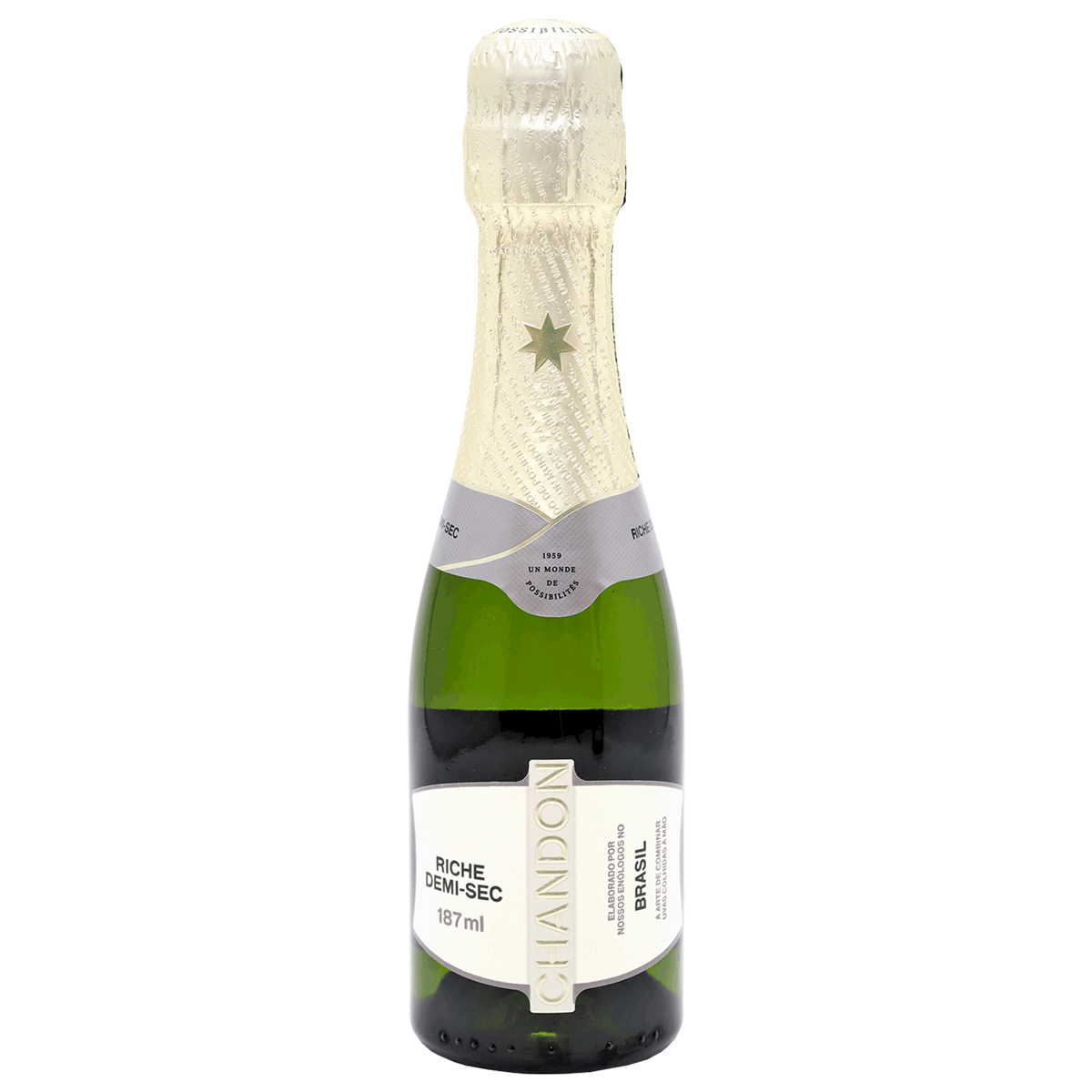 ESPUMANTE BABY CHANDON RICHE DEMI SEC 187ML Clube Extra