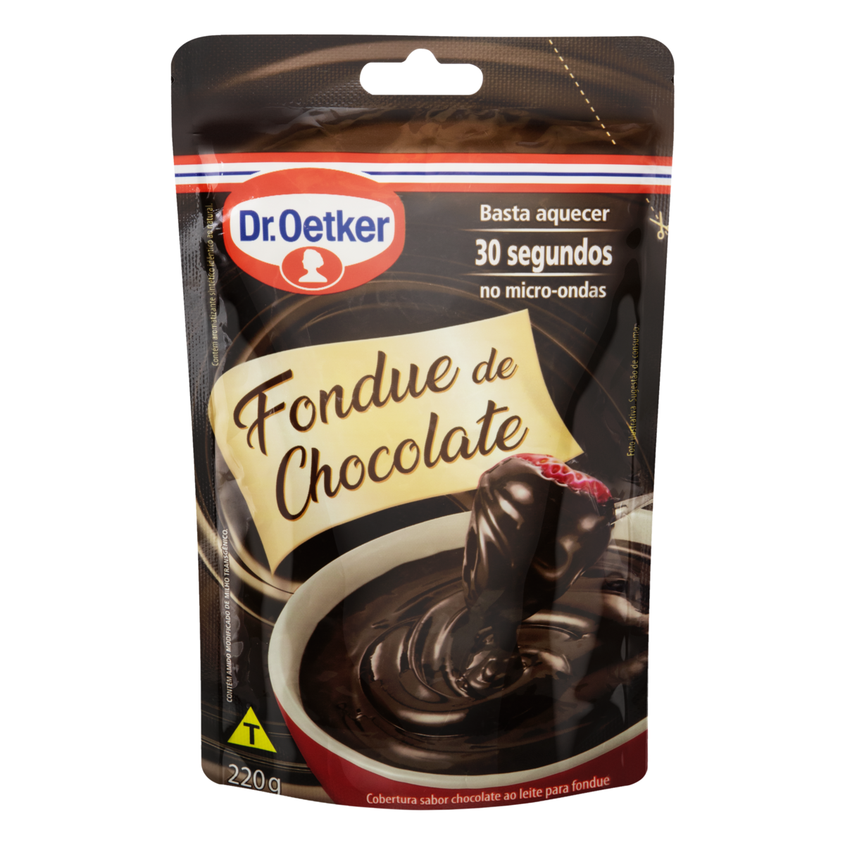 Fondue de Chocolate ao Leite Dr Oetker Sachê 220g Clube Extra