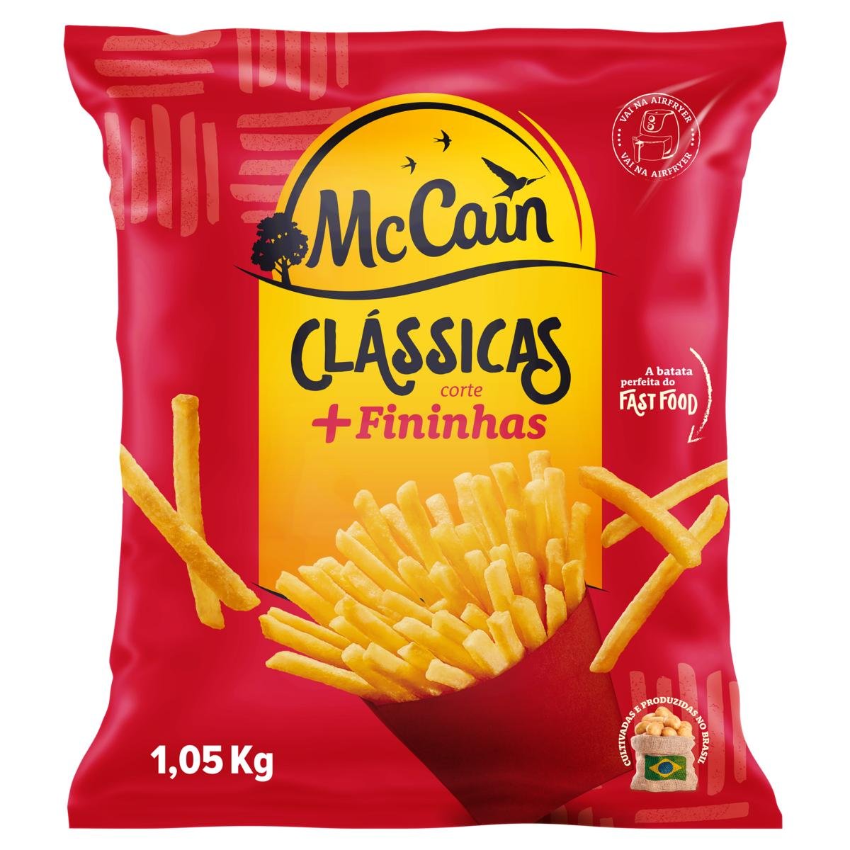 Batata Pr Frita Fininha Congelada Mccain Cl Ssicas Pacote Kg