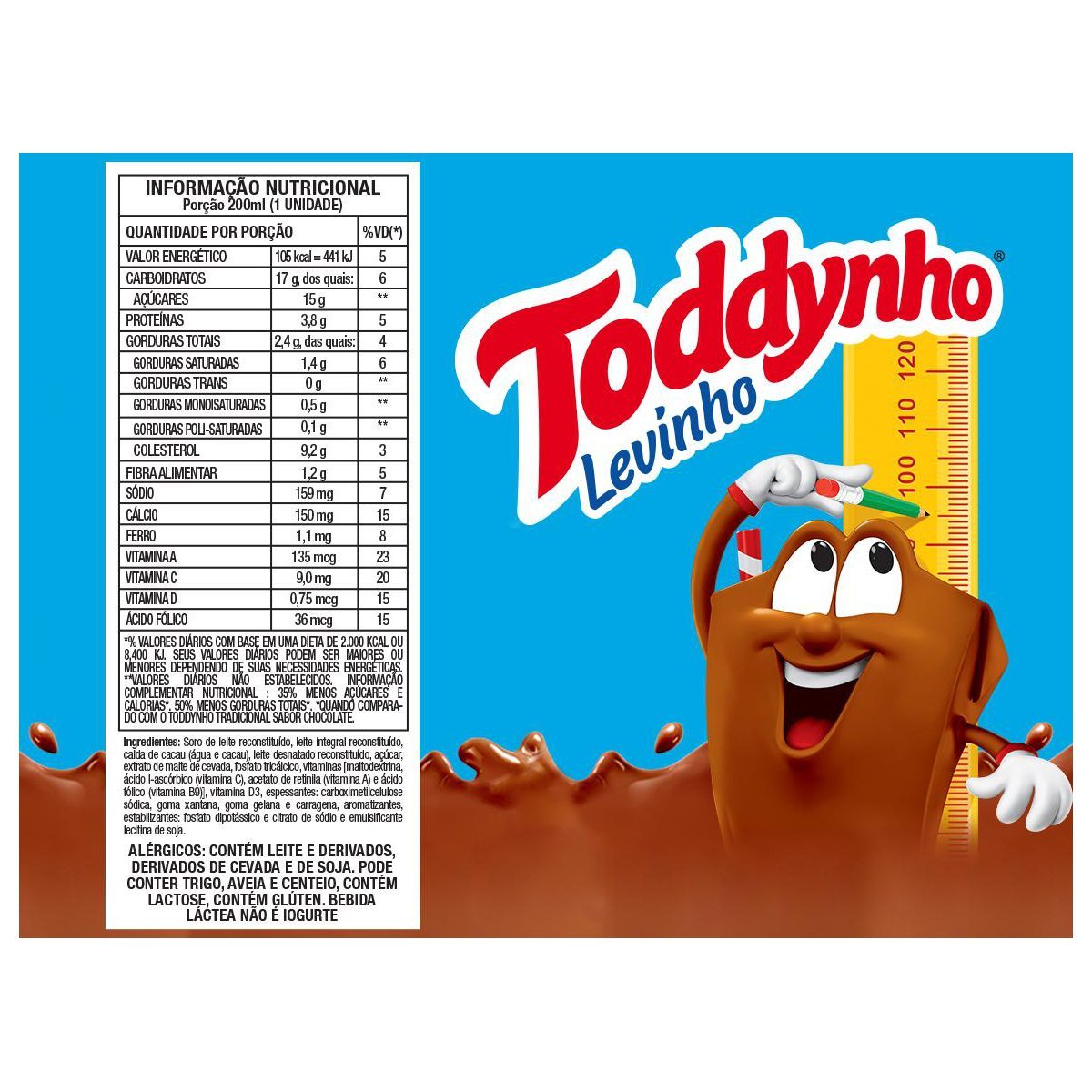 Achocolatado Líquido Toddynho 200ml