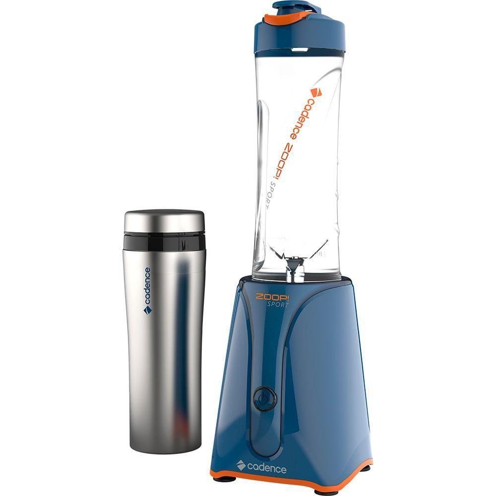 Blender Zoop Sport Inox Cadence com 2 Jarras 127V 110V Clube Extra