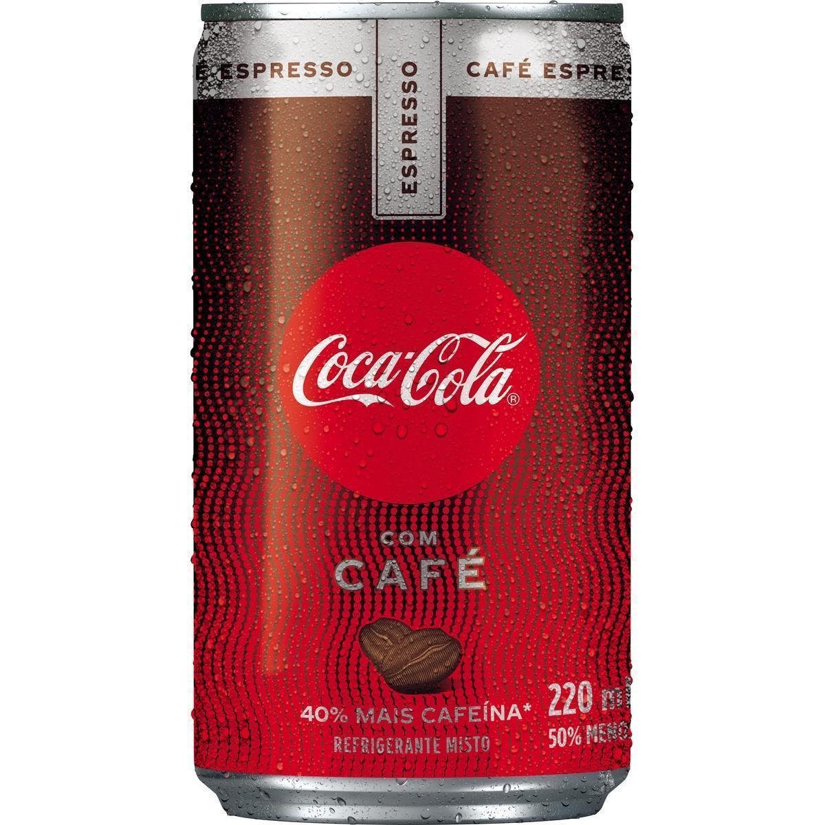 Refrigerante Coca Cola Caf Expresso LATA 220ML Clube Extra