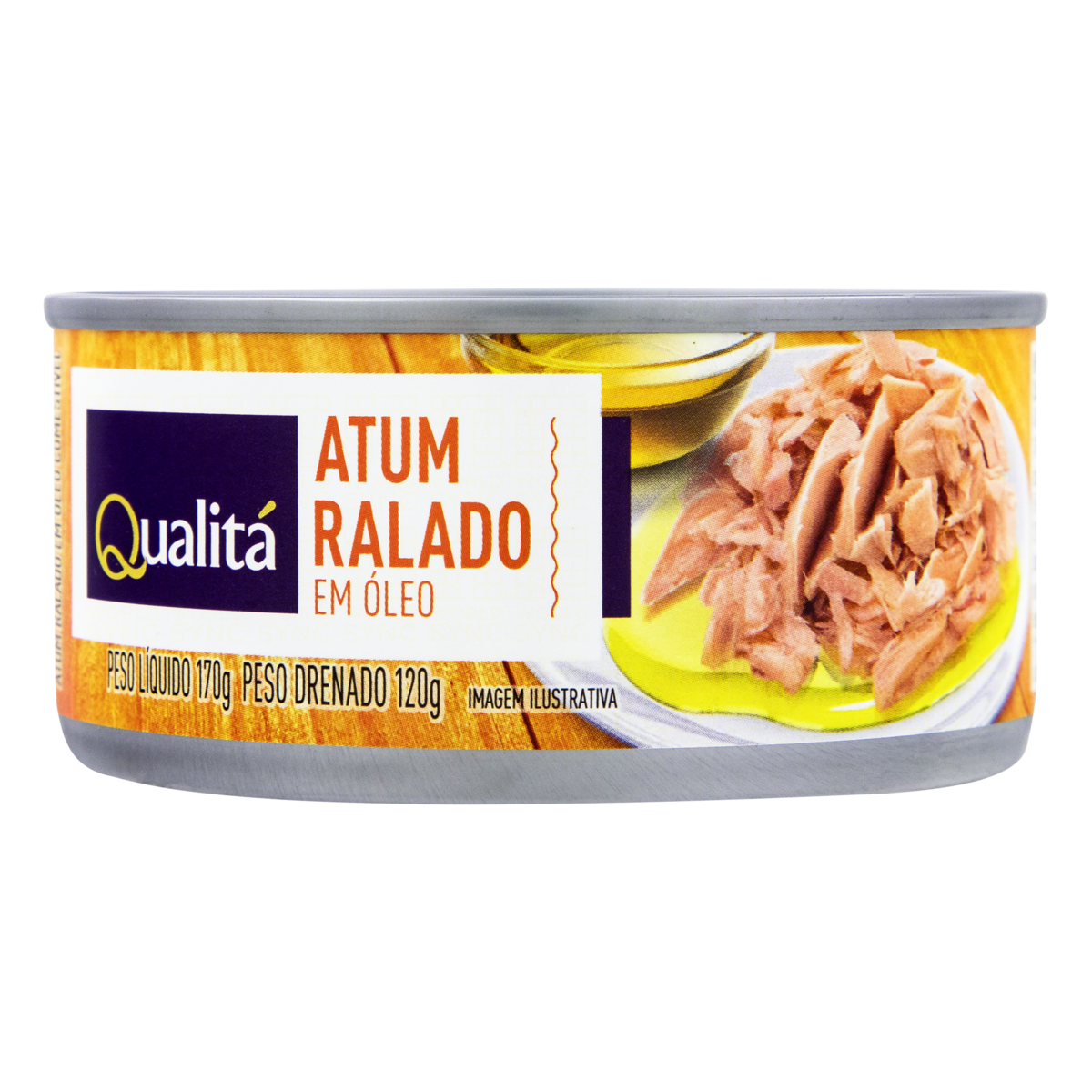 Atum Ralado Em Óleo Qualitá Lata 120g Clube Extra