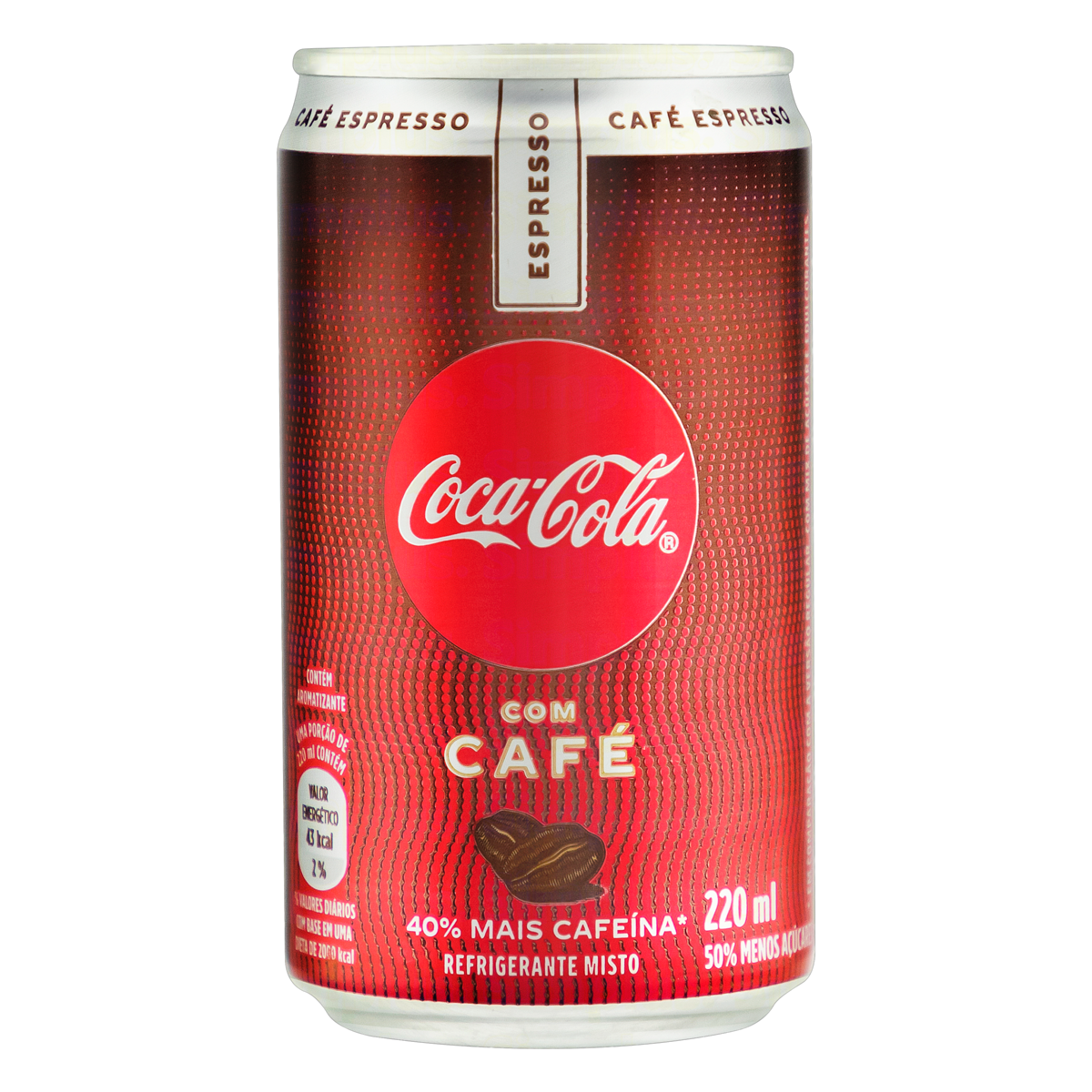 Coca Cola Cafe Plus Espresso Lata 220ml Clube Extra