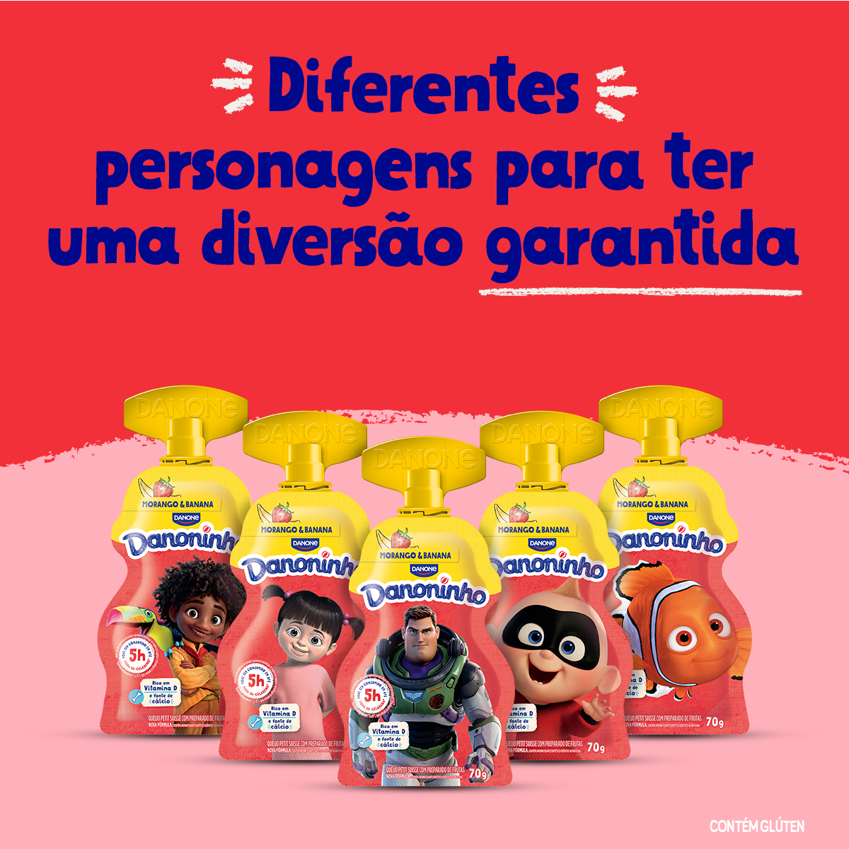 Danoninho lança produtos com embalagem de personagens do filme