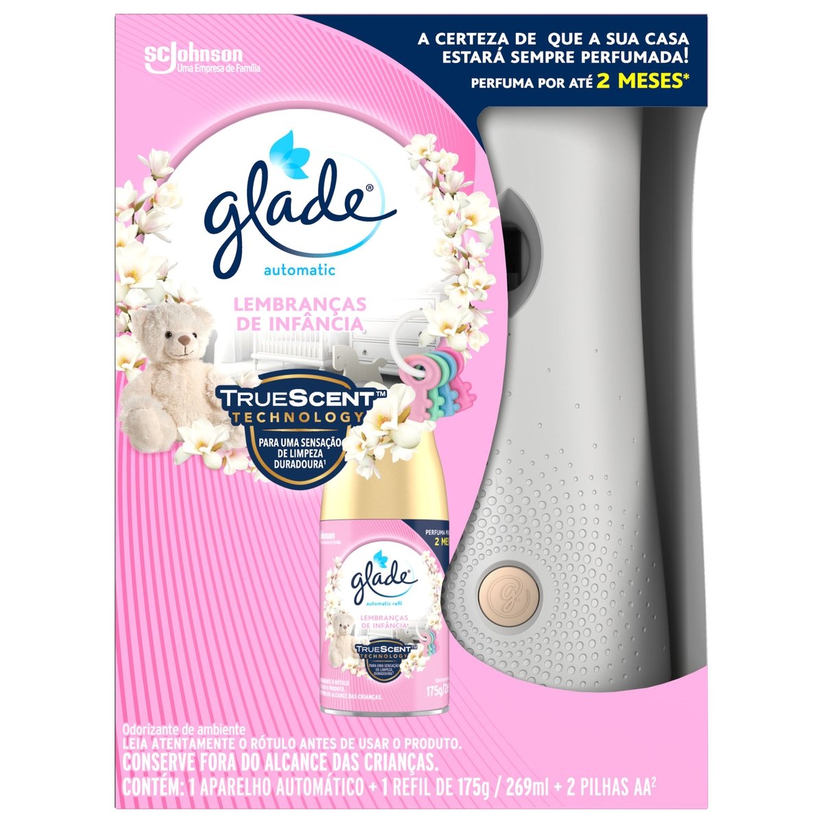Desodorizador Glade Automatic Spray Aparelho + Refil Lembrança de