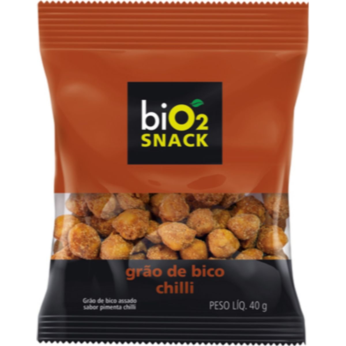 GrãodeBico Assado Chilli biO2 Snack Pacote 40g Clube Extra