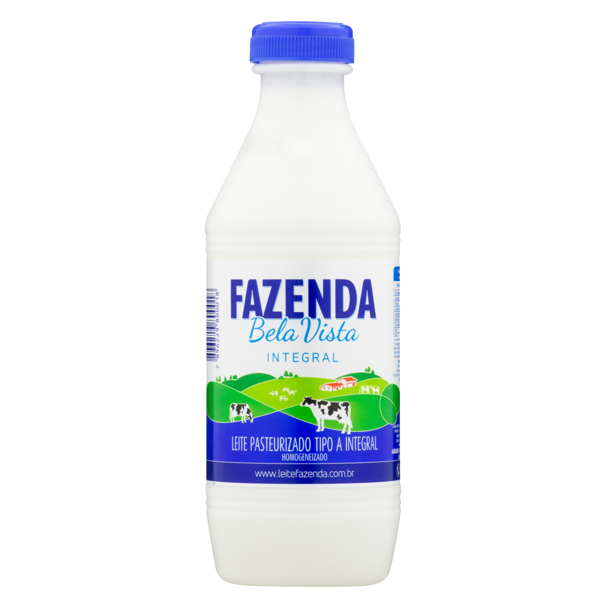 Leite Pasteurizado Fresco Tipo A Integral Garrafa FAZENDA BELA VISTA 1 ...