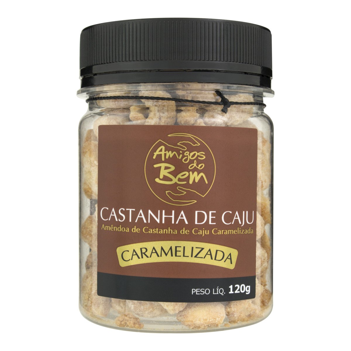 Castanha De Caju Caramelizada Amigos Do Bem Pote 120g Clube Extra