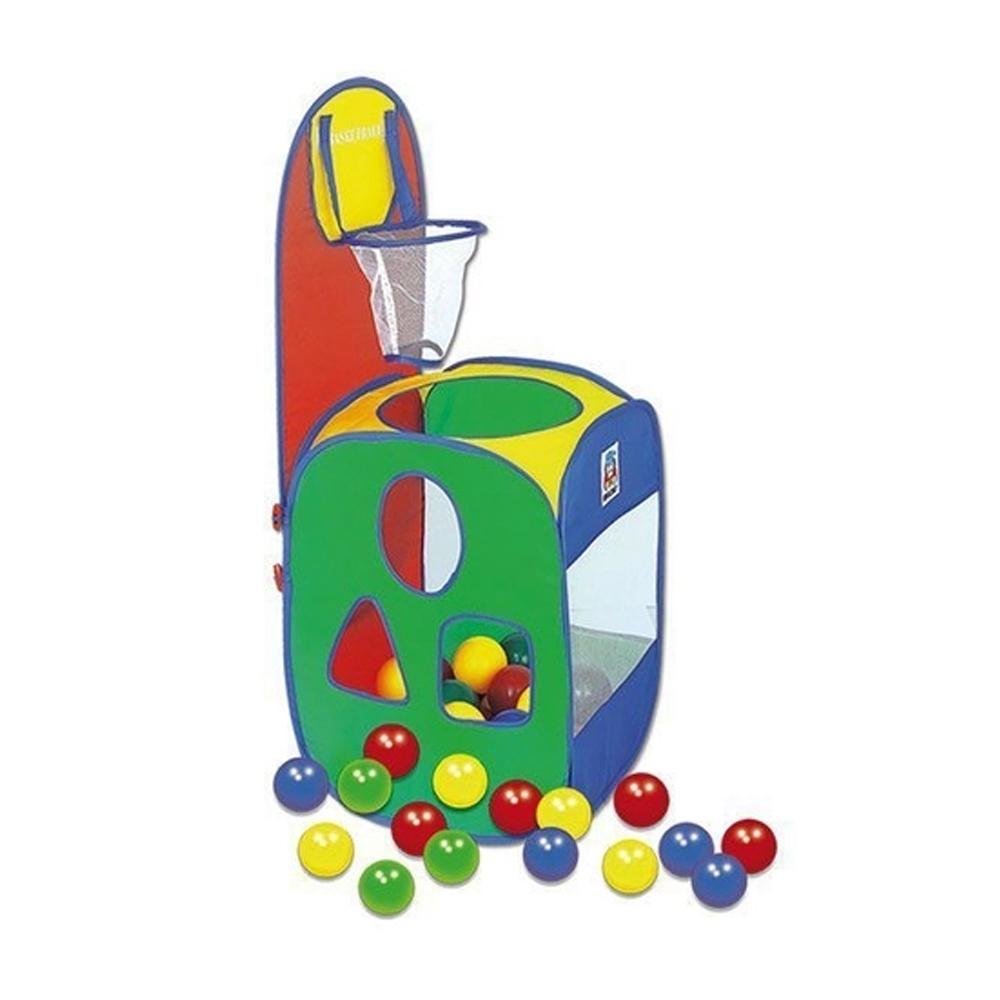 Toca Basketball Game com 60 Bolinhas Braskit Clube Extra