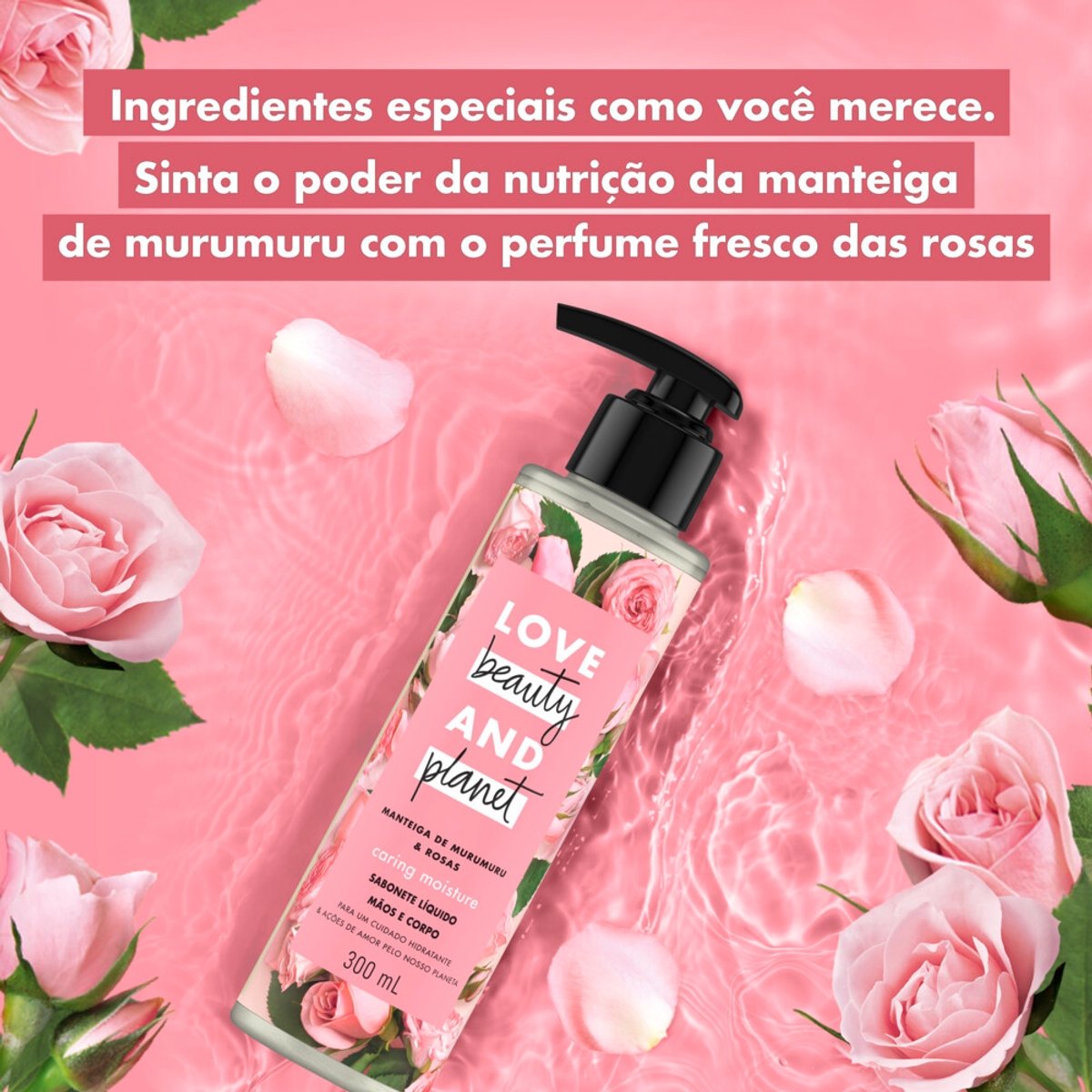 manteiga de murumuru & rosa creme de limpeza