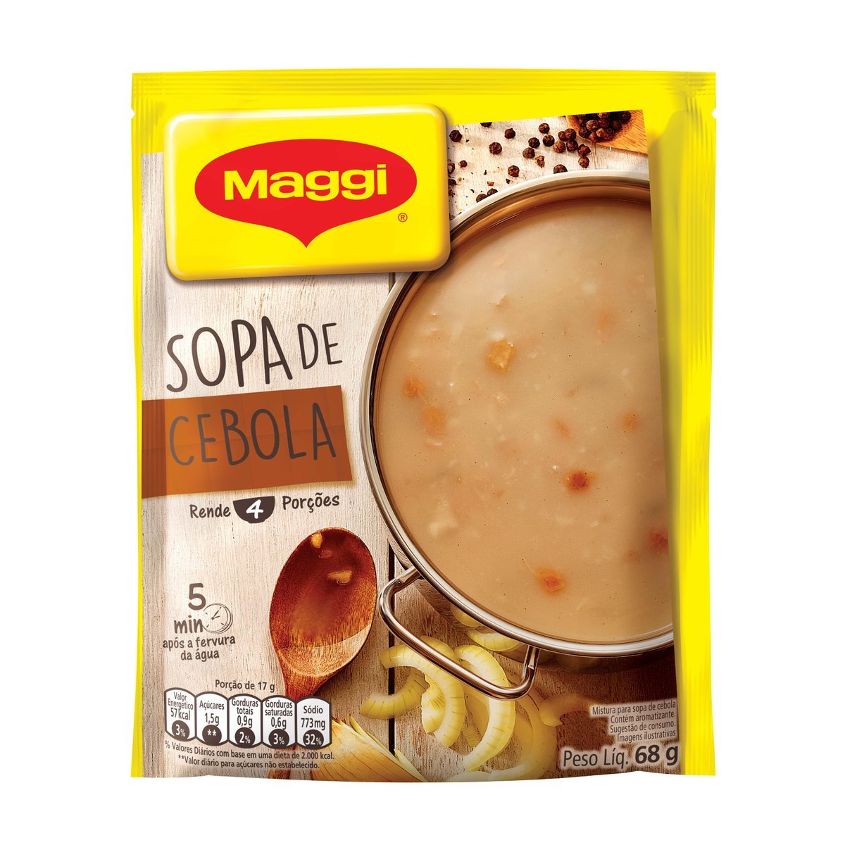 Sopa De Cebola Maggi Pacote 68g Clube Extra