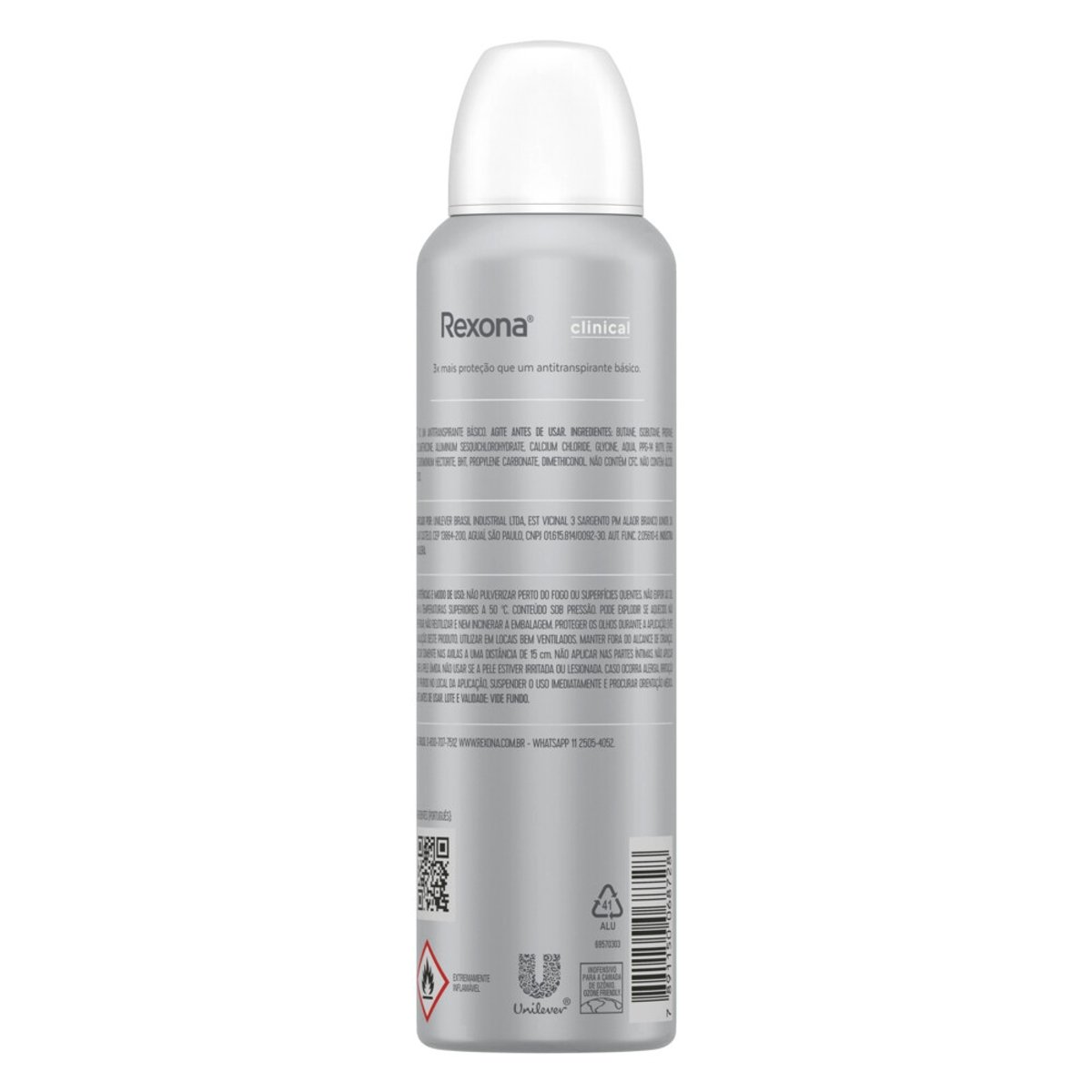 Desodorante Rexona Clinical sem Perfume Aerosol Feminino 150ml com o melhor  preço - Drogaria Sinete