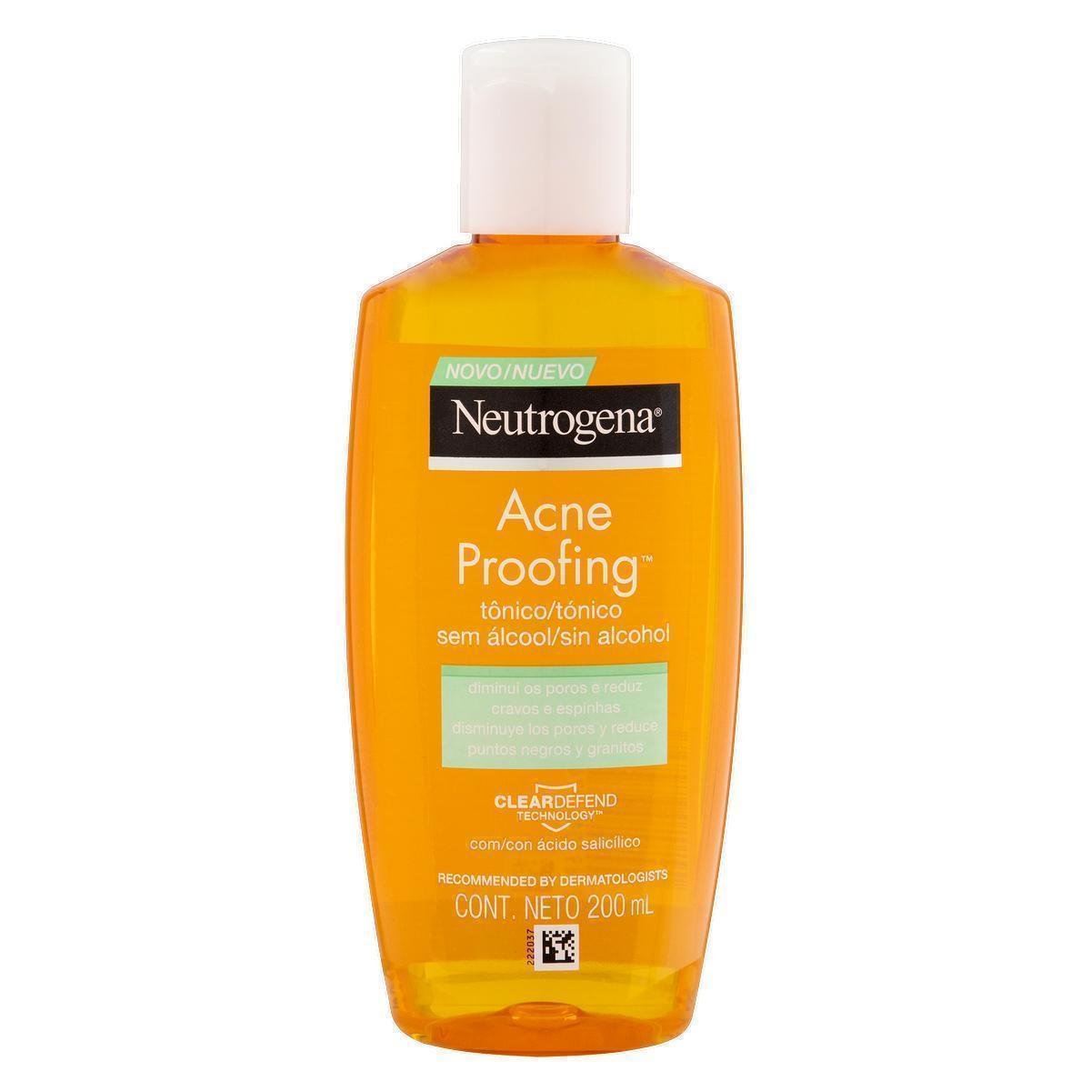 acne proofing neutrogena tonico