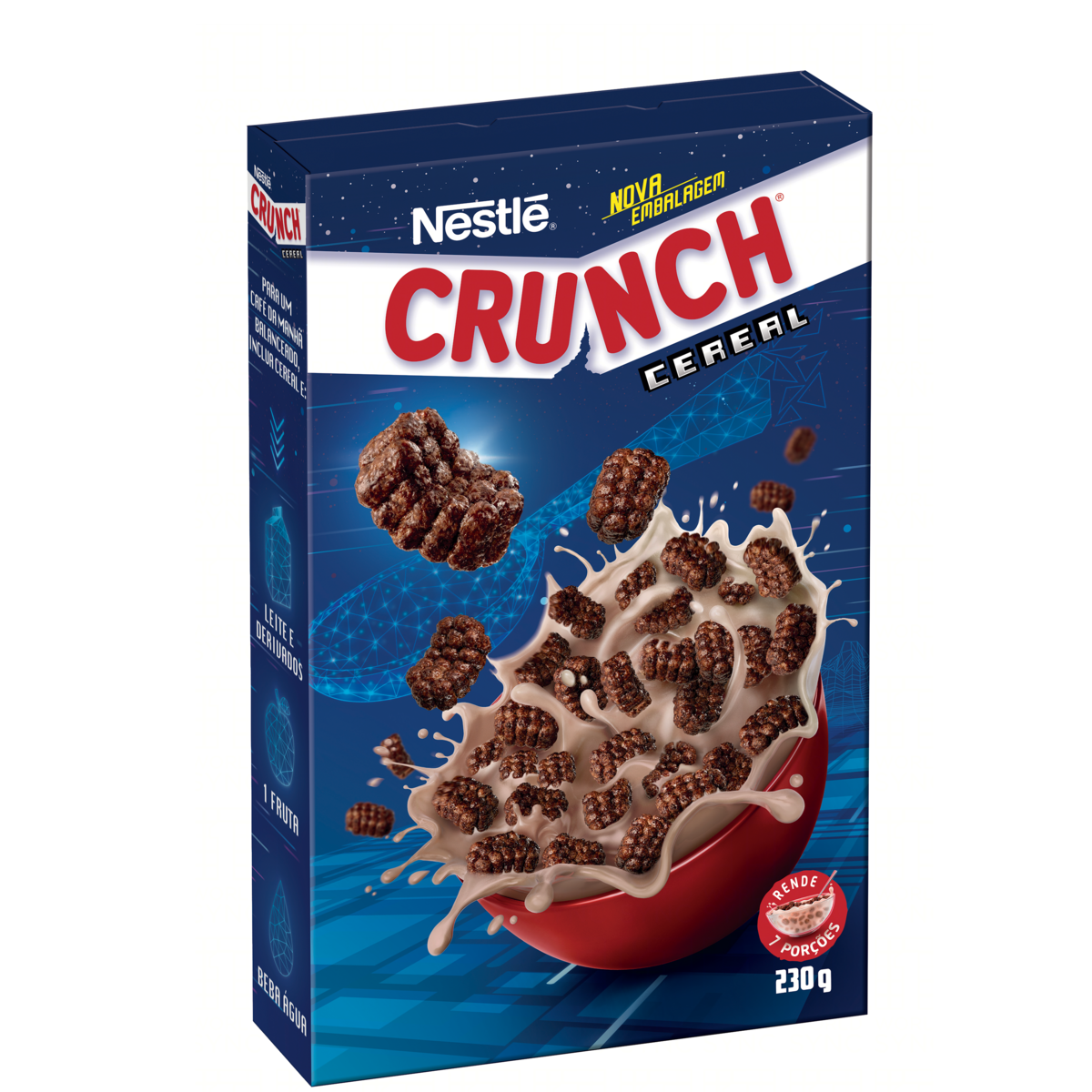 Cereal Matinal Crunch Nestlé Caixa 230g Clube Extra