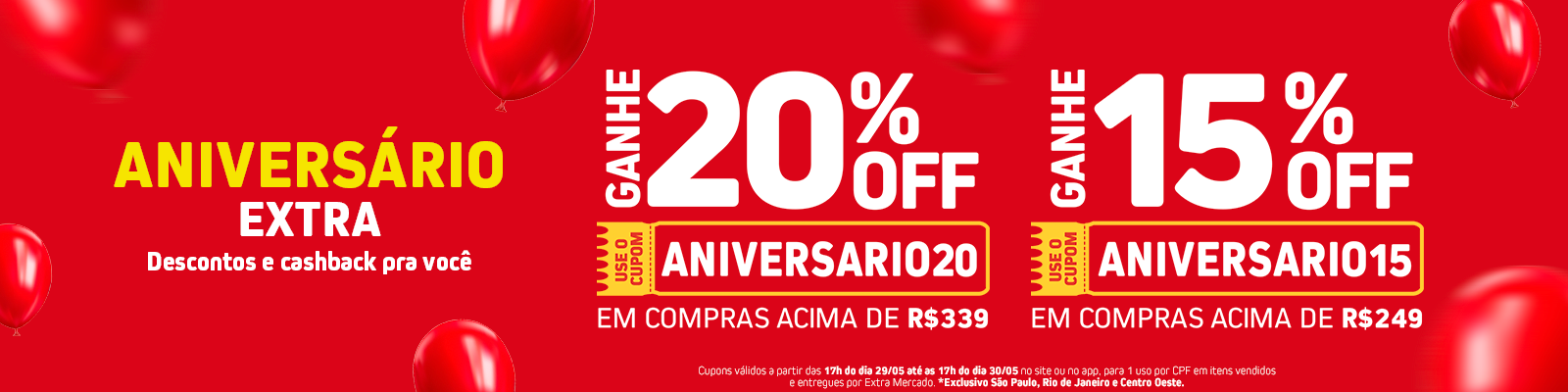 Atv-Dt2905-Hora17h-NomecCupom-CatMulticategoria-SubMultiproduto-Din20OFF-RegExcetoNE-Ind